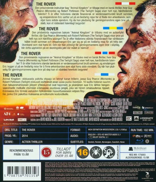 The Rover (Blu-ray) - 2