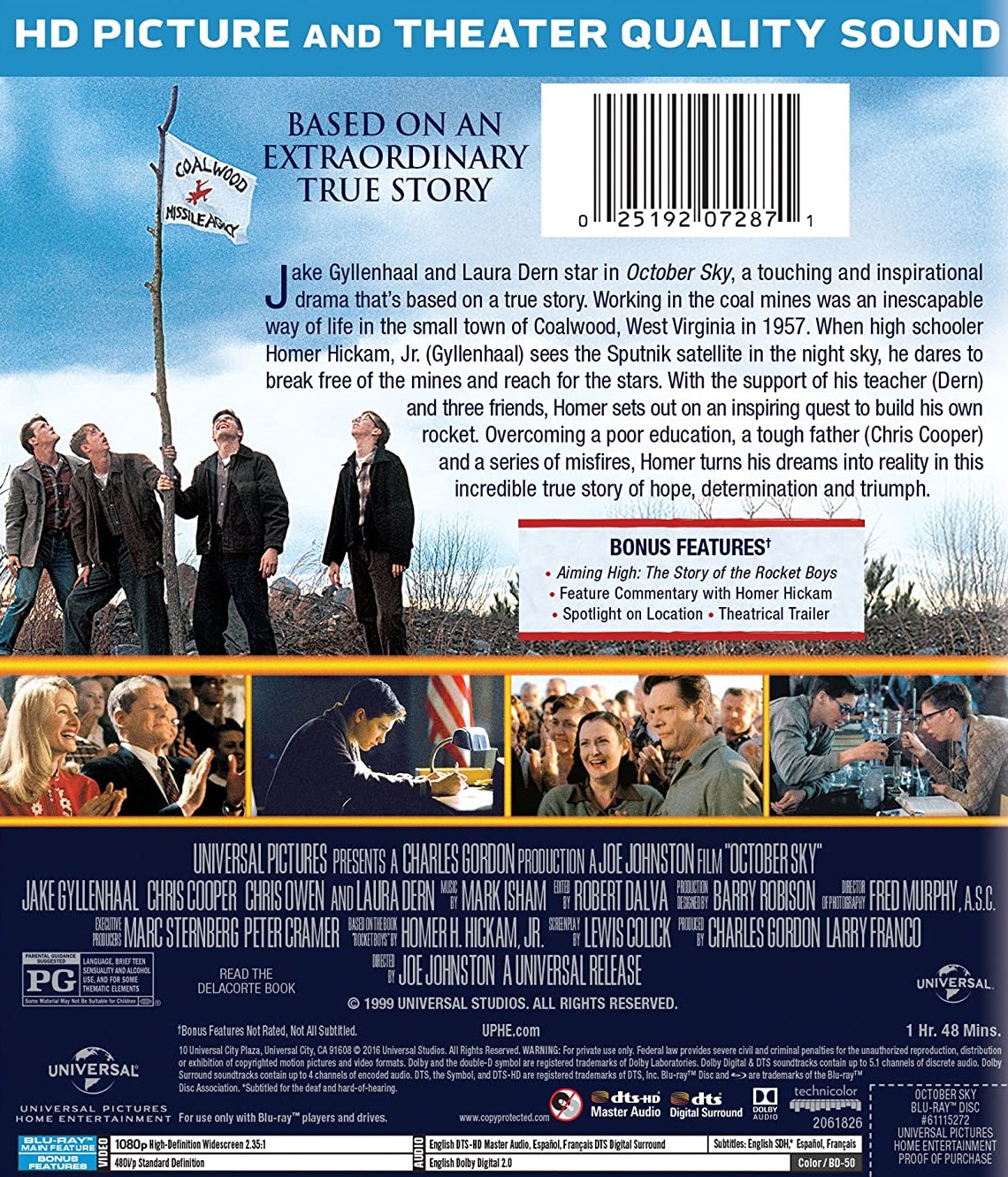 October Sky (ej svensk text) (Blu-ray) - 2