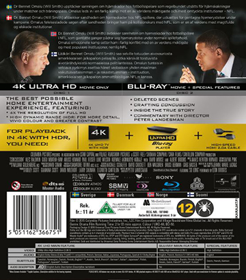 Concussion (4K Ultra HD Blu-ray) - 2