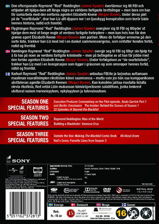 Blacklist - Säsong 1-3 - 2