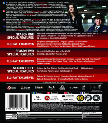 Blacklist - Säsong 1-3 (Blu-ray) - 2