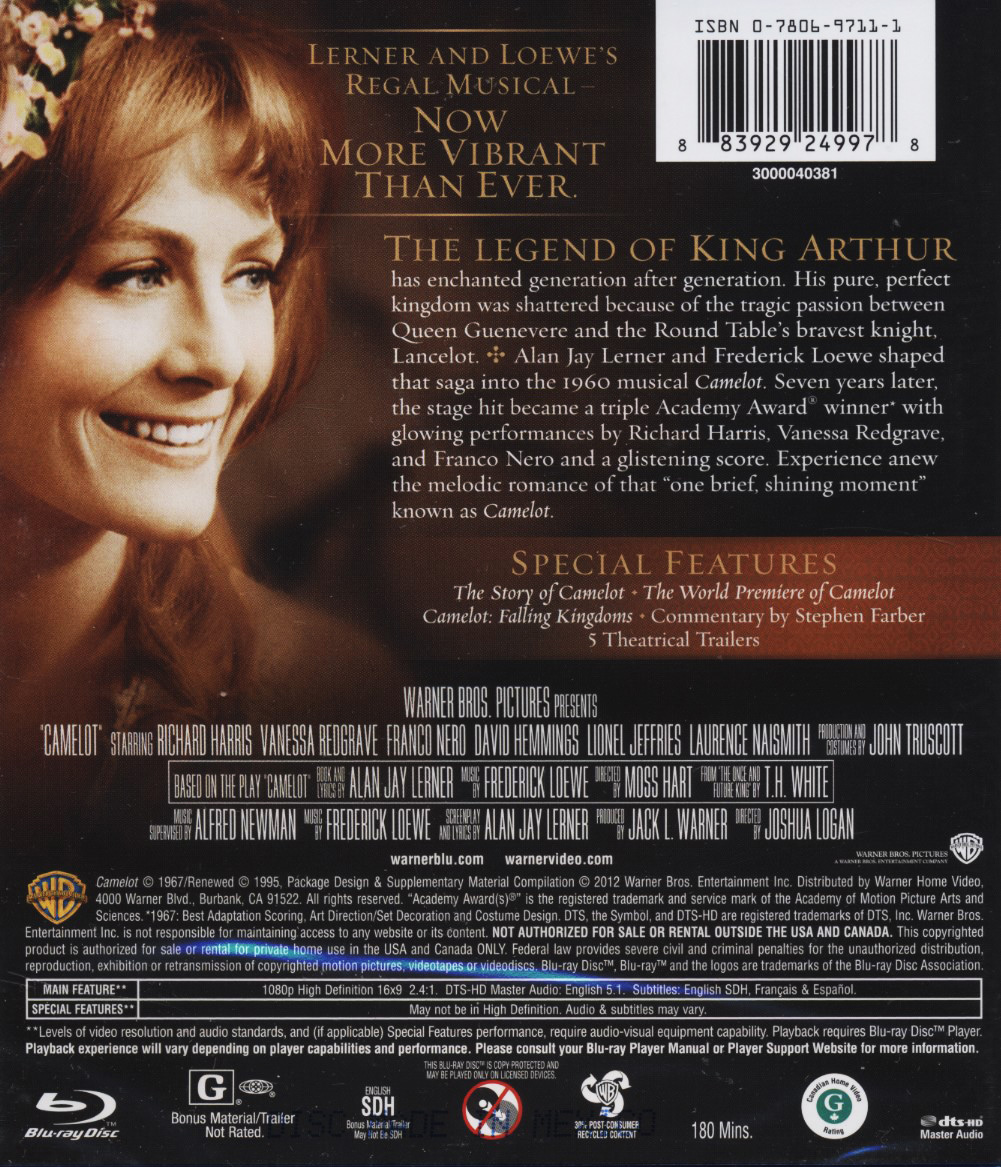 Camelot (ej svensk text) (Blu-ray) - 2