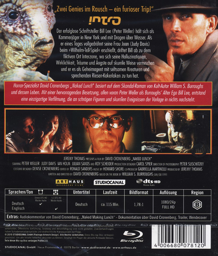 Naked Lunch (ej svensk text) (Blu-ray) - 2