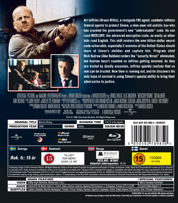 Mercury Rising (Blu-ray) - 2