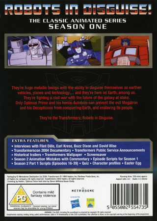 Transformers - Season 1 (Animerad) (ej svensk text) - 2