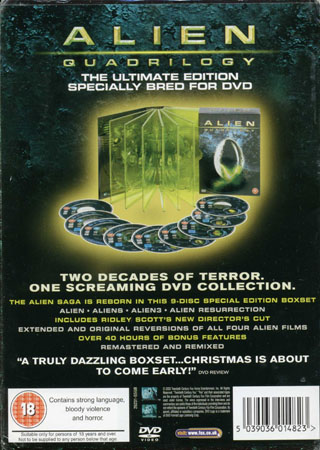 Alien Quadrilogy (9-disc) (ej svensk text) - 2