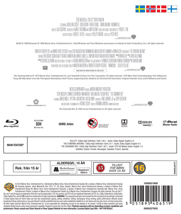 Steve McQueen Collection (3-disc) (Blu-ray) - 2