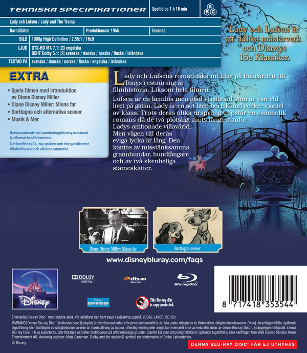 Lady Och Lufsen (Disney) (Blu-ray) - 2
