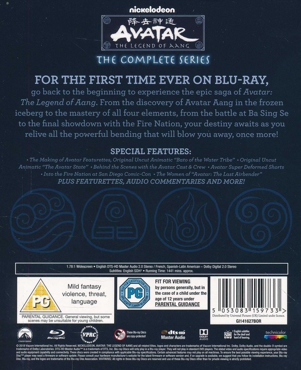 Avatar - The Last Airbender - The Complete Collection (ej svensk text) (Blu-ray) - 2