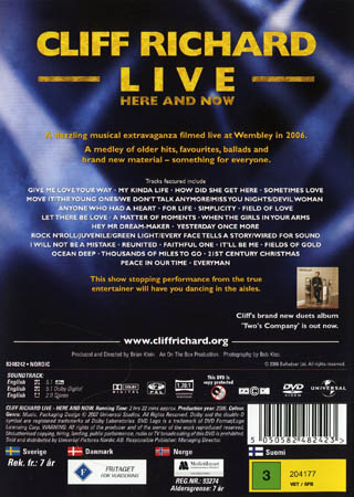 Cliff Richard - Live Here And Now - 2