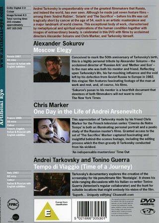 Andrei Tarkovsy Companion (2-disc) (ej svensk text) - 2