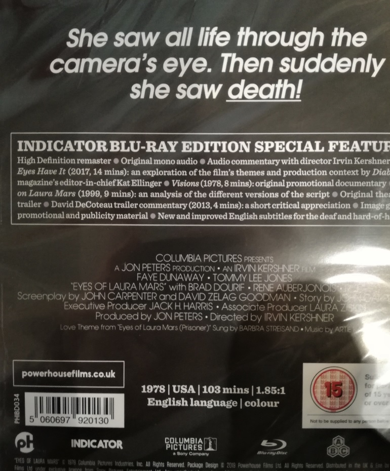 Eyes of Laura Mars (ej svensk text) (Blu-ray) - 2