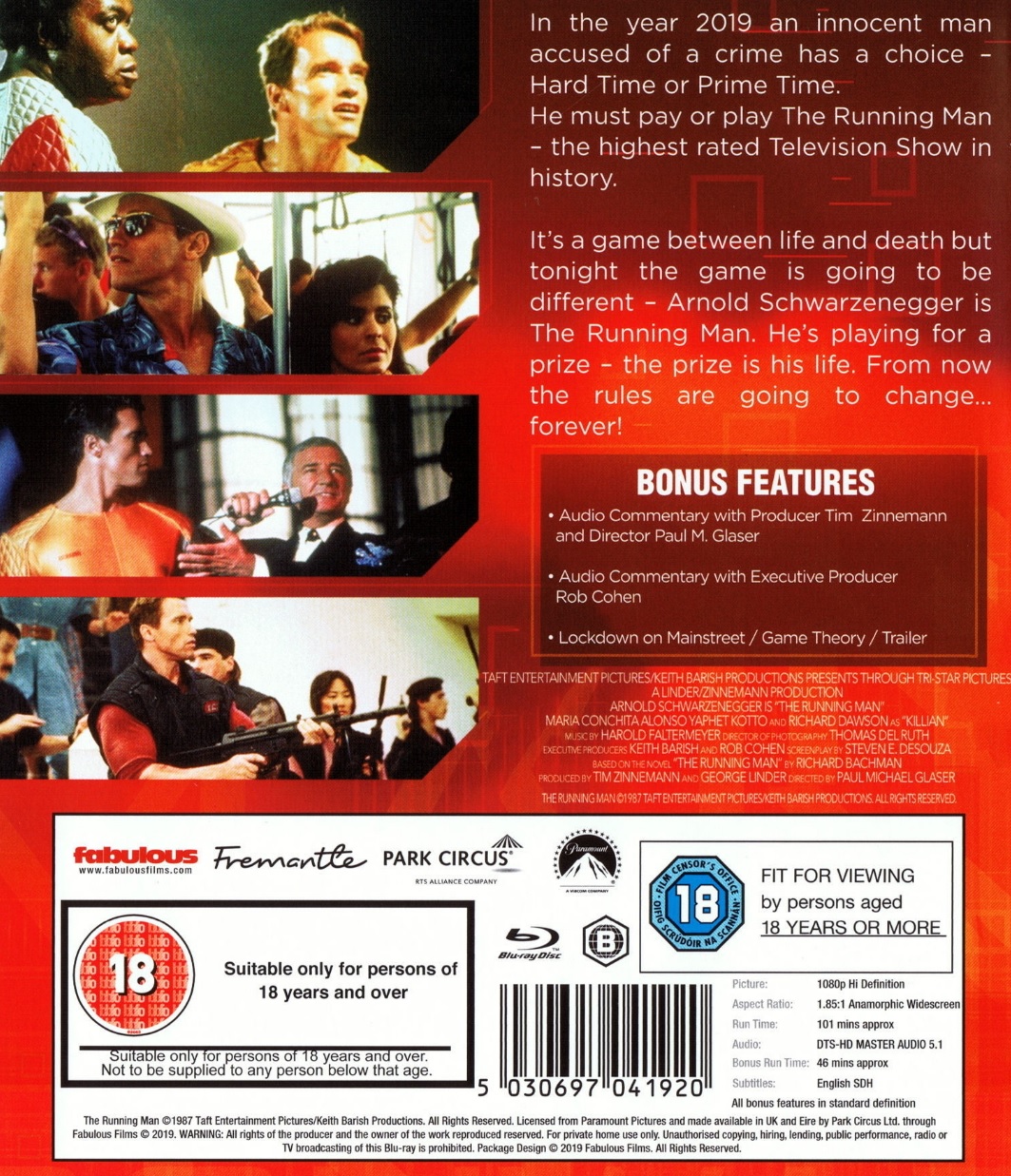Running Man (ej svensk text) (Blu-ray) - 2