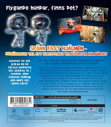 Space Dogs (Real 3D + Blu-ray) - 2