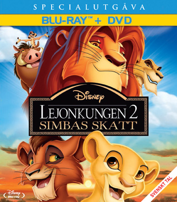 Lejonkungen 2 - Simbas Skatt (Disney) (Blu-ray + DVD)