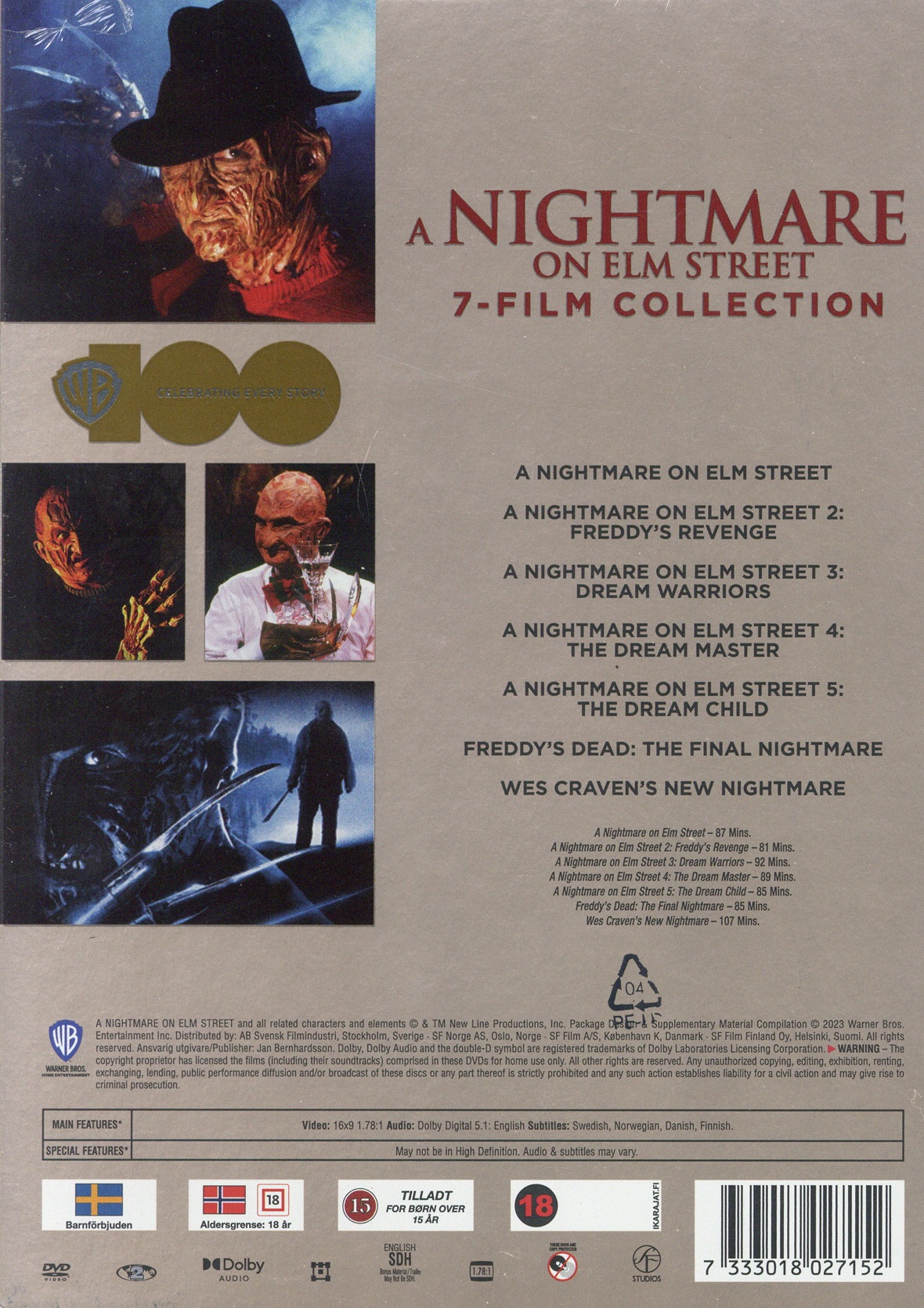 Nightmare On Elm Street Collection - 2