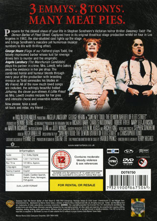 Sweeney Todd - The Demon Barber of Fleet Street (ej svensk text) - 2