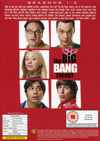 Big Bang Theory - Säsong 1-3 (10-disc) - 2
