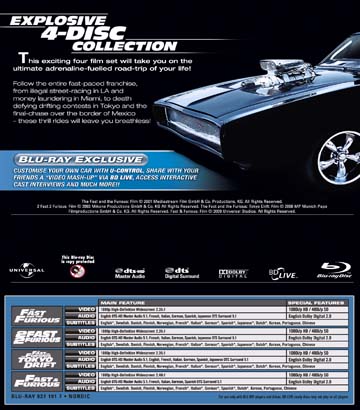 Fast And Furious Collection (Blu-ray) - 2