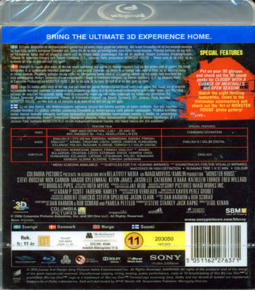 Monster House (Real 3D + Blu-ray) - 2