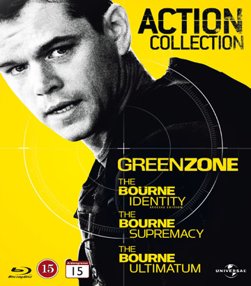 Green Zone / Bourne Identity / Bourne Supremacy / Bourne Ultimatum (4-disc) (Blu-ray)