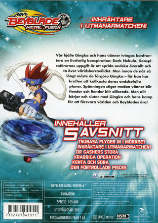 Beyblade Metal Fusion - Volym 6 - Inkräktare I Utmanarmatchen - 2