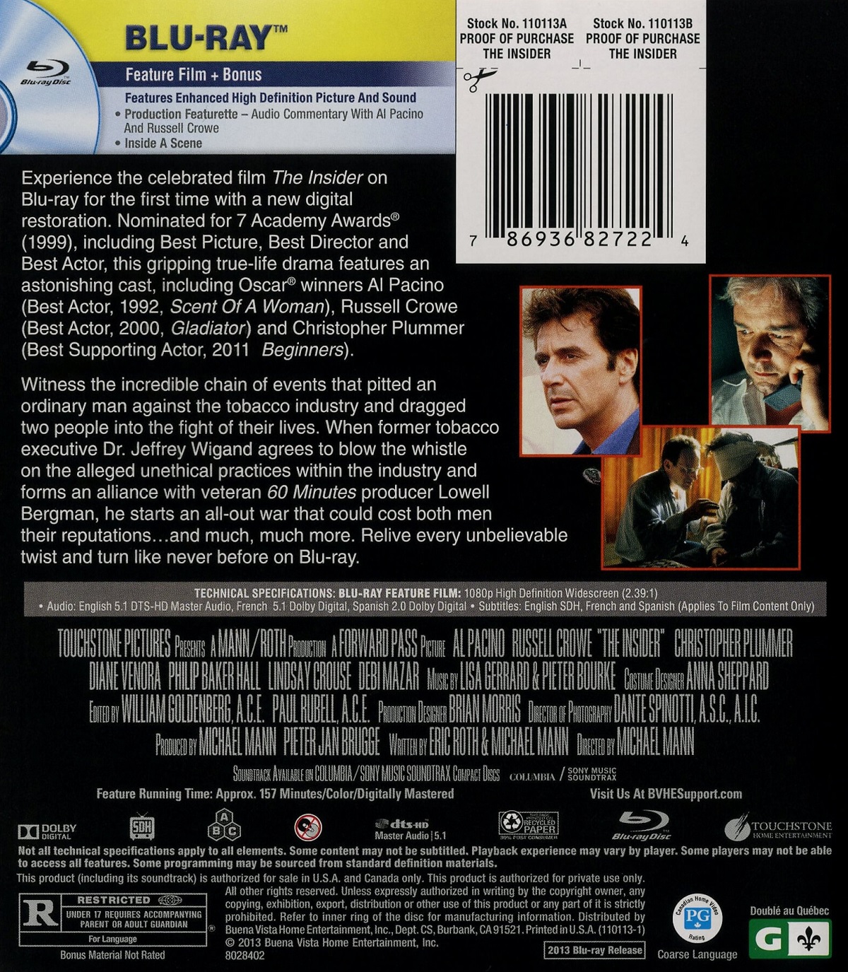 The Insider (ej svensk text) (Blu-ray) - 2