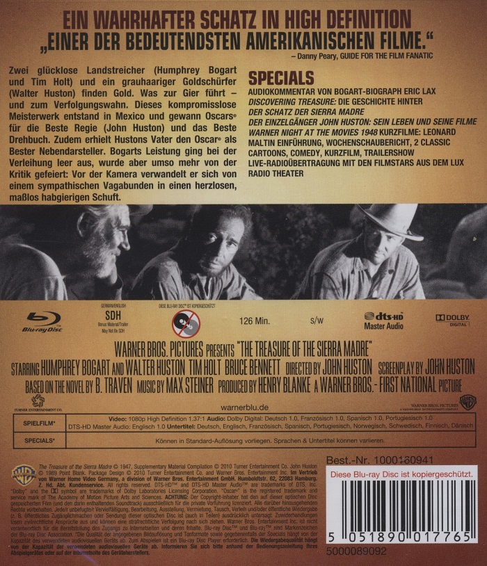 Sierra Madres Skatt (Blu-ray) - 2