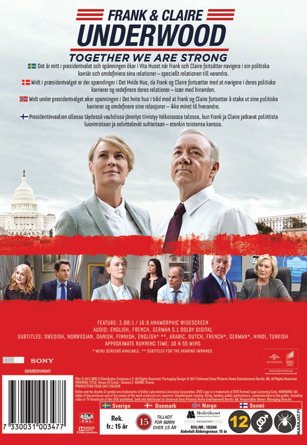 House of Cards  - Säsong 5 - 2