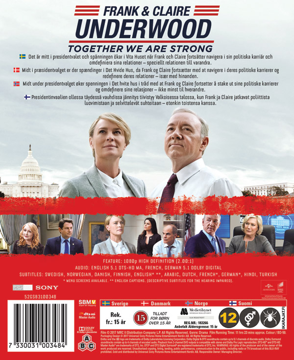 House of Cards - Säsong 5 (Blu-ray) - 2