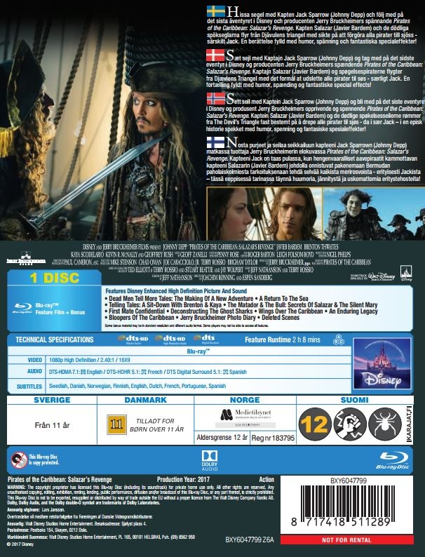 Pirates  of the Caribbean - Salazars Revenge (Steelbook) (Blu-ray) - 2