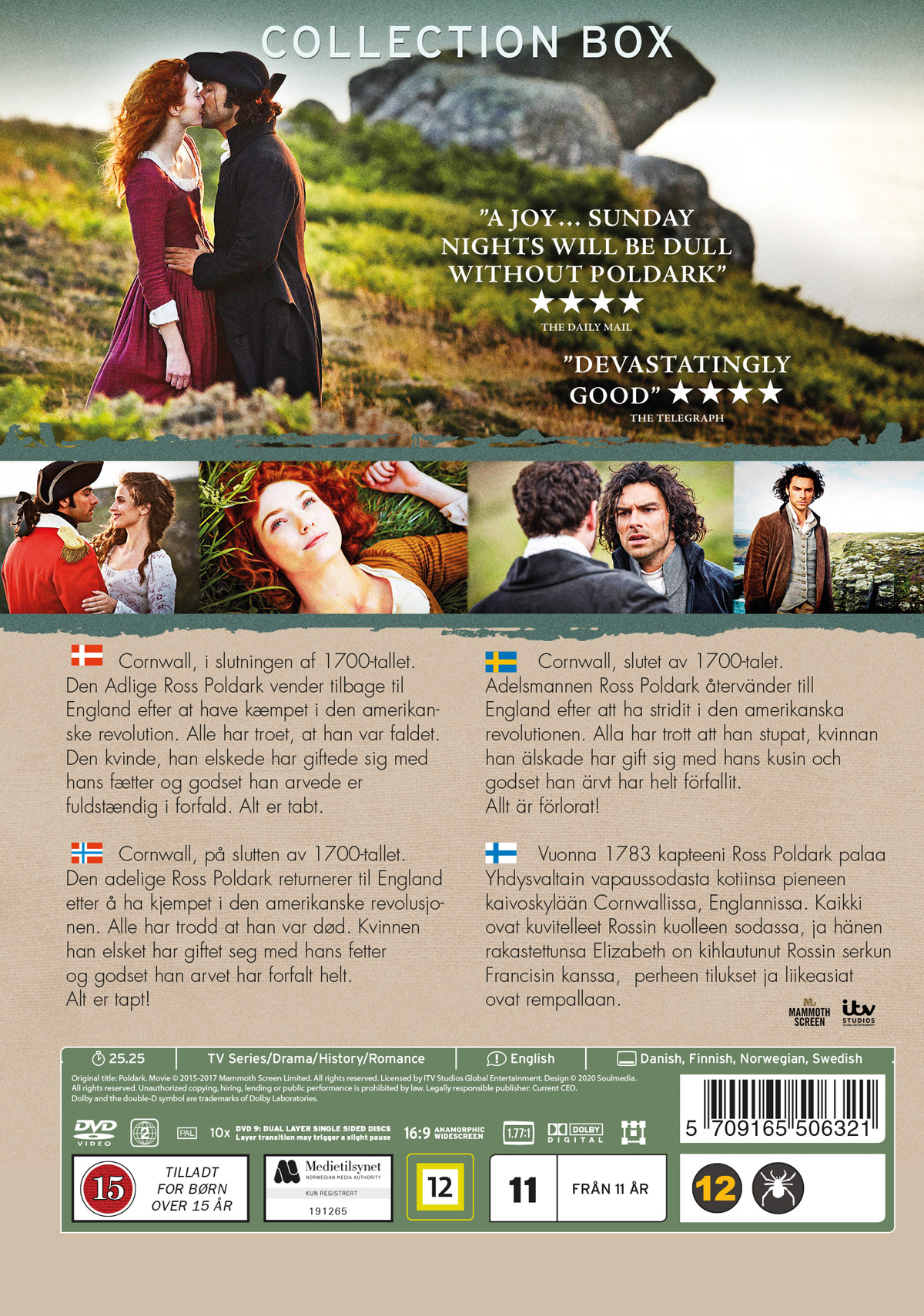Poldark - Säsong 1-3 - 2