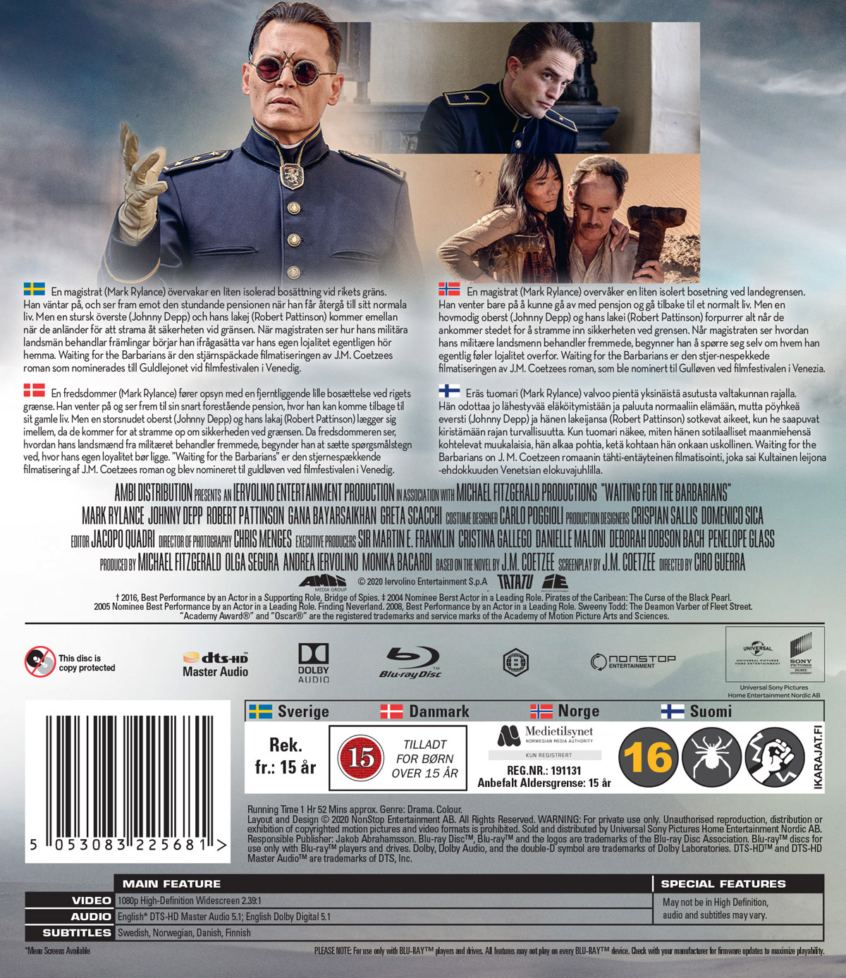 Waiting For the Barbarians (Blu-ray) - 2