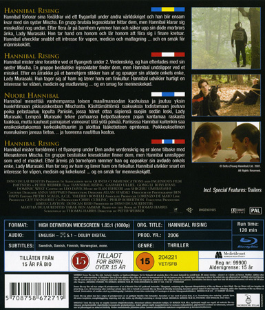 Hannibal Rising (Blu-ray) (Begagnad) - 2