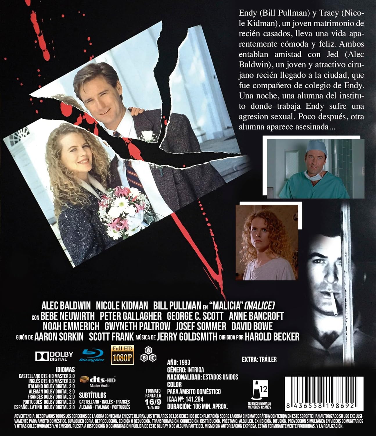 Malice (ej svensk text) (Blu-ray) - 2