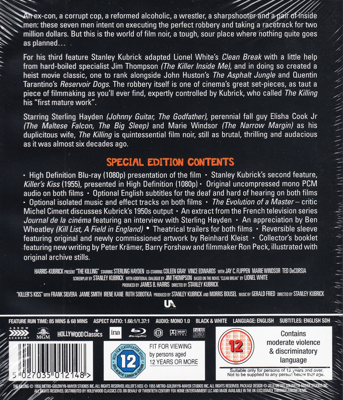 The Killing/Killer's Kiss (ej svensk text) (Blu-ray) - 2
