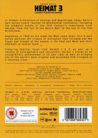 Heimat 3 - A Chronicle of Endings And Beginnings (6-disc) (Miniserie) (ej svensk text) - 2