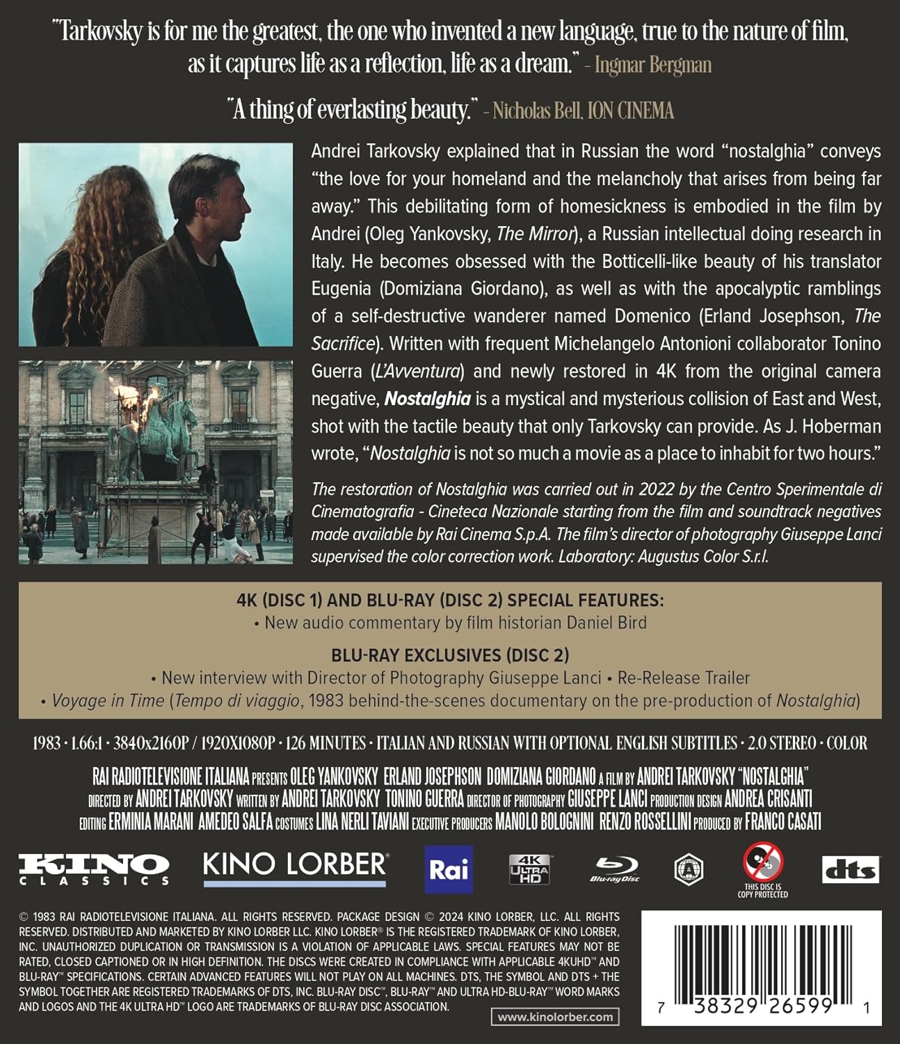 Nostalghia (ej svensk text) (4K Ultra HD + Blu-ray) - 2