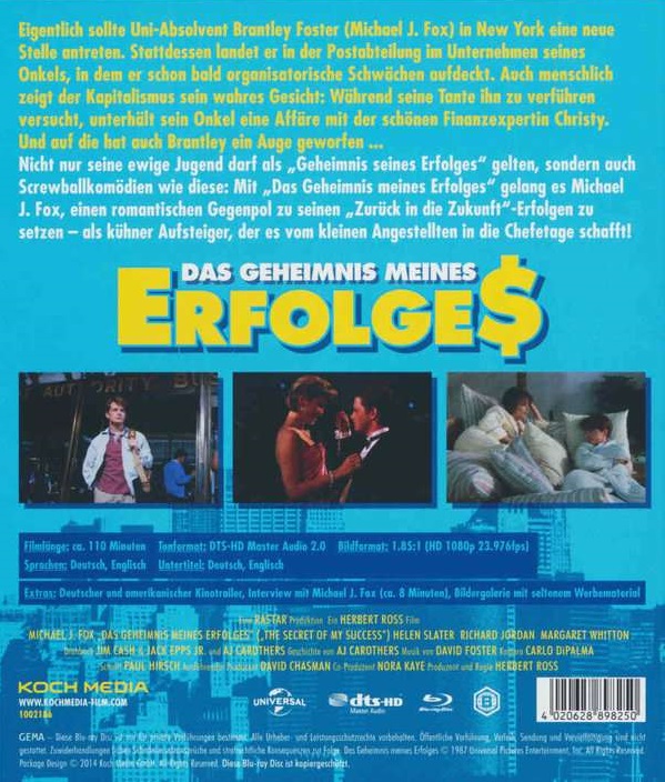 Secret of My Success (ej svensk text) (Blu-ray) - 2