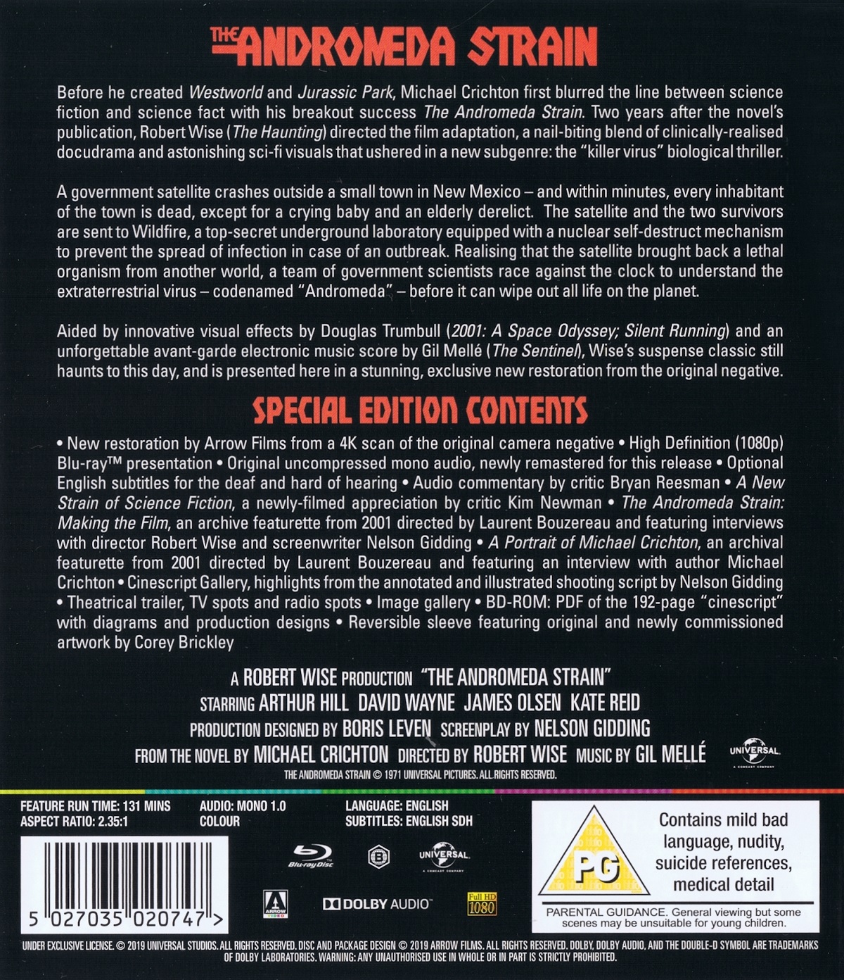 Andromeda Strain (ej svensk text) (Blu-ray) - 2