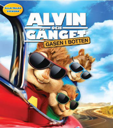 Alvin Och Gänget 4: Gasen I Botten (Blu-ray)