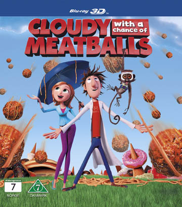Cloudy With A Chance of Meatballs (Real 3D + Blu-ray)