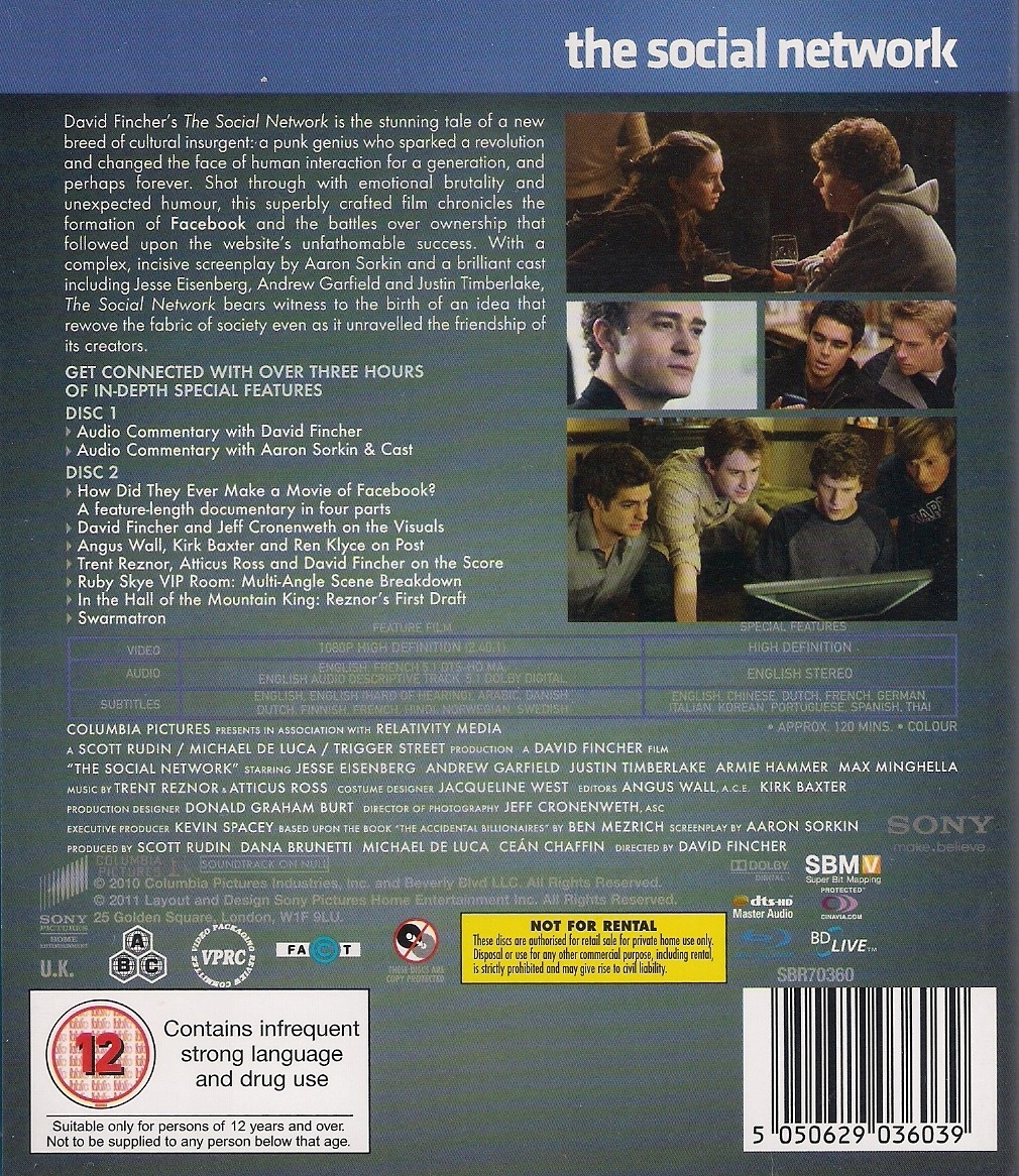 Social Network (2-disc) (Blu-ray) - 2