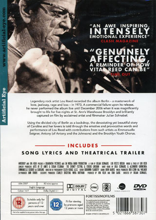 Lou Reed's Berlin (ej svensk text) - 2