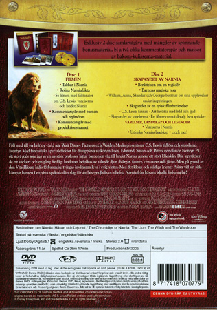 Narnia - Häxan Och Lejonet (2-disc) (Begagnad) - 2