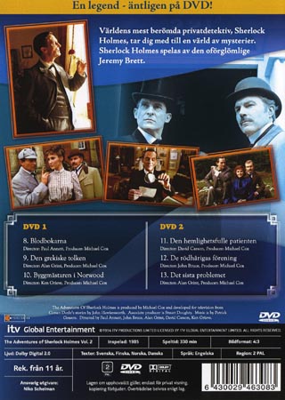 Adventures of Sherlock Holmes - Volym 2 - 2