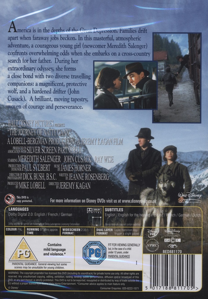 Journey of Natty Gann (ej svensk text) - 2