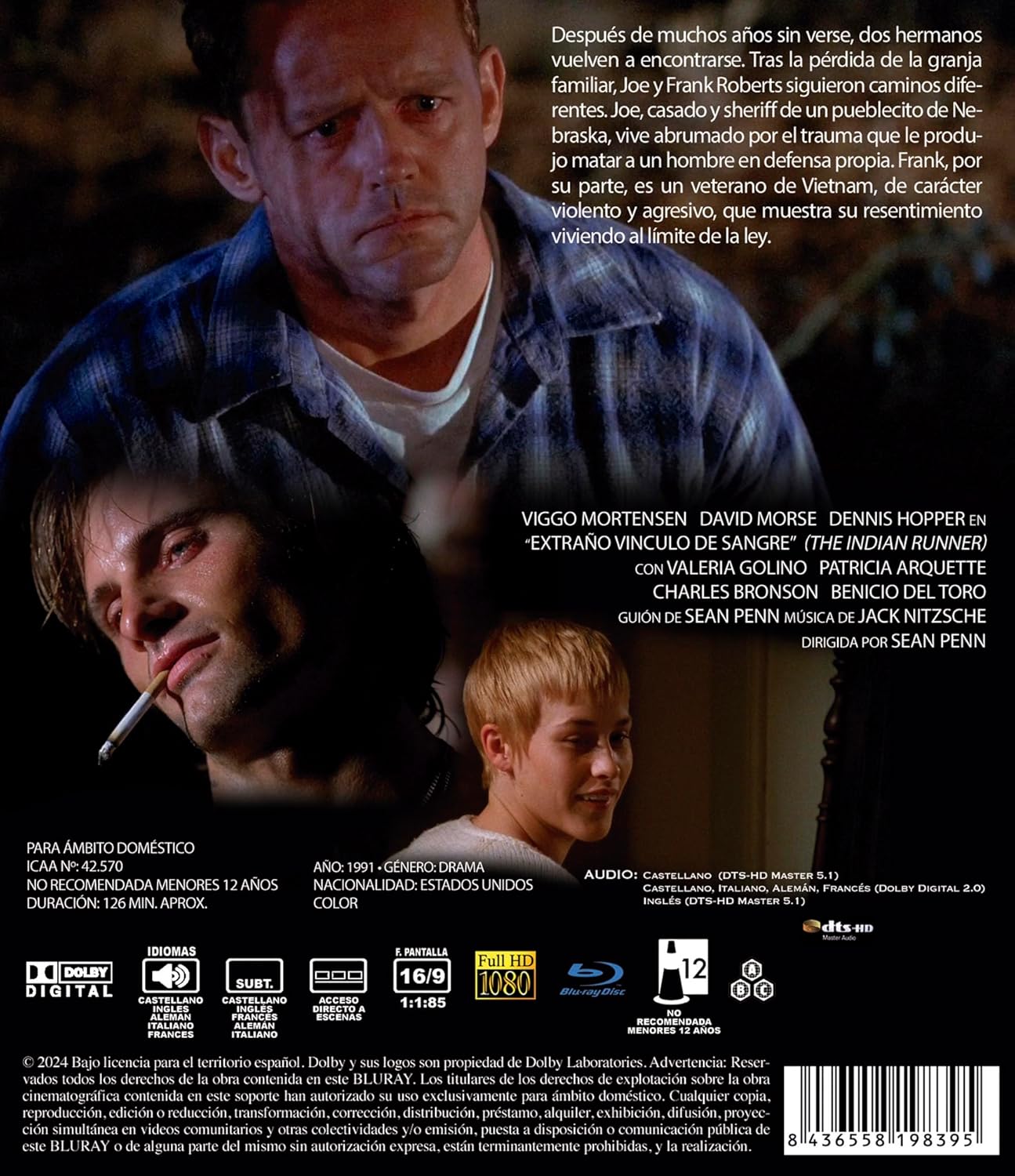 Indian Runner (ej svensk text) (Blu-ray) - 2