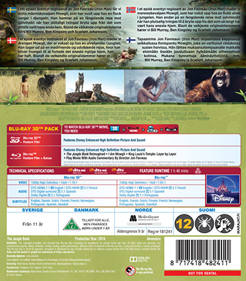 Djungelboken (Blu-ray 3D + Blu-ray) - 2
