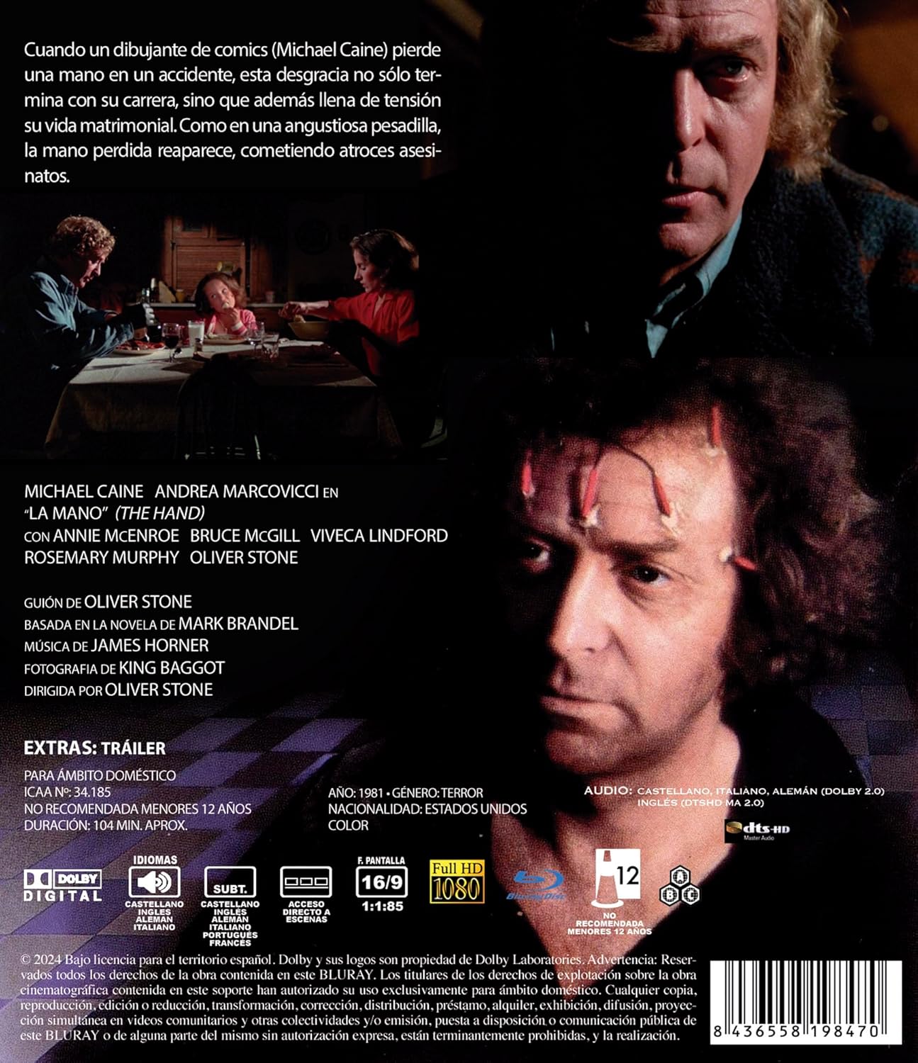 The Hand (ej svensk text) (Blu-ray) - 2